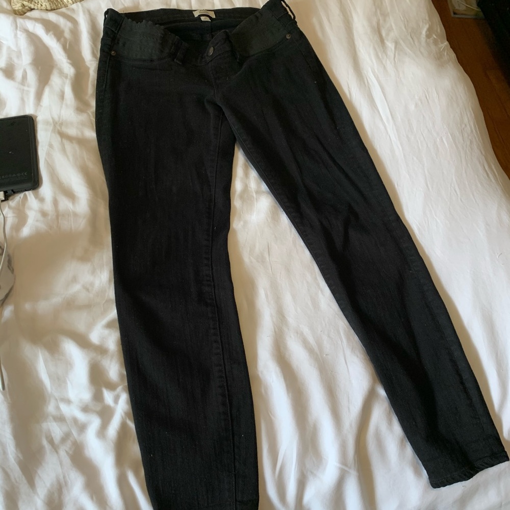 Jcrew Maternity Cigarette Jeans (Black)